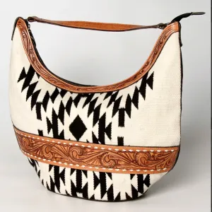 American Darling Black & White Hobo Bag