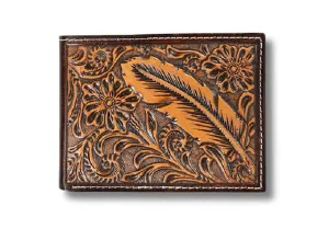 Ariat Feather Embossed Wallet ~ Bi-Fold