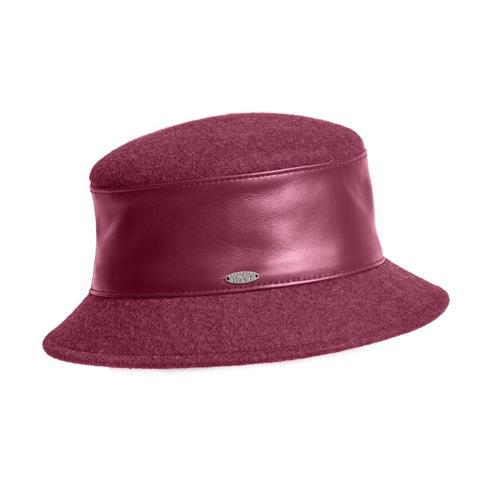 BALLIC - PACKABLE BUCKET HAT WITH LEATHER