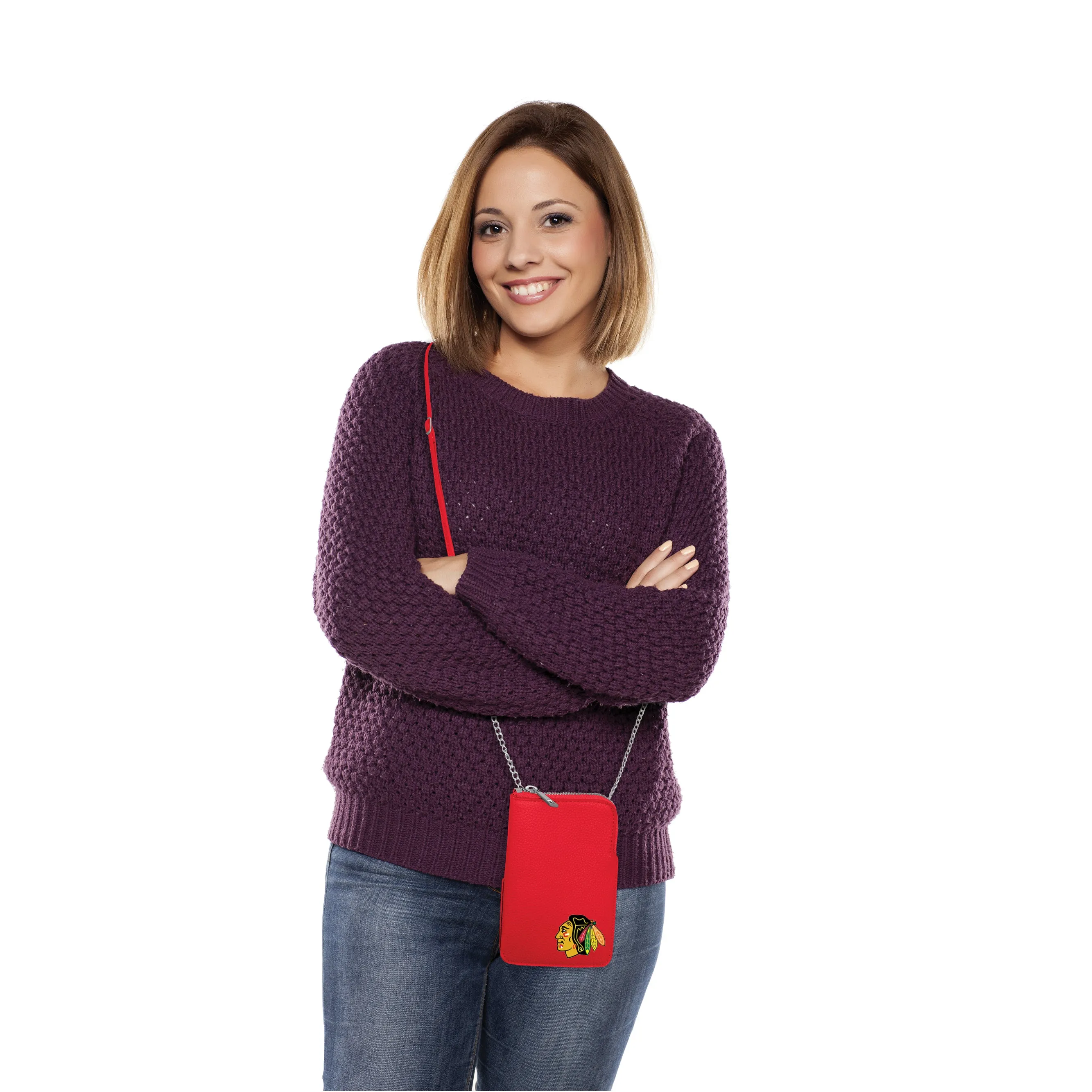 Chicago Blackhawks Pebble Smart Purse