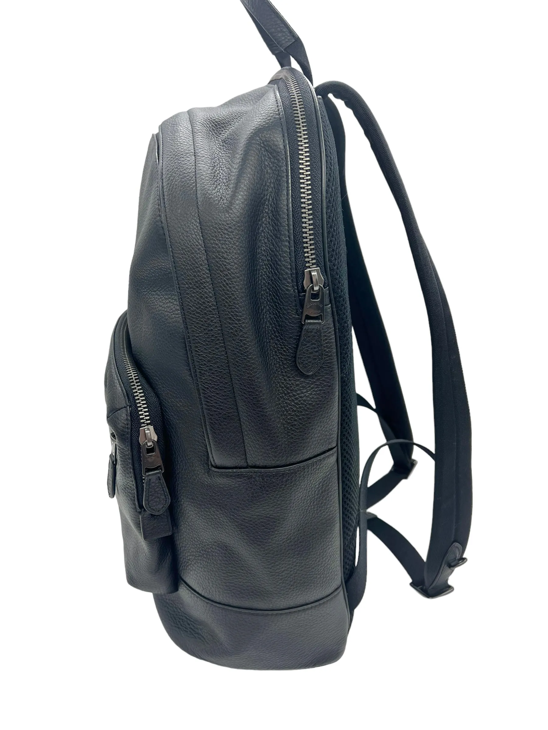 Coach Black Leather West Backpack