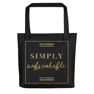 Deviant Sway Golden Simply Unbreakable Tote bag