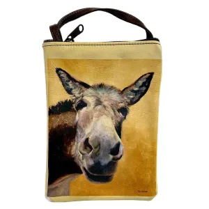 Donkey Rescue Me Leather Western Purse