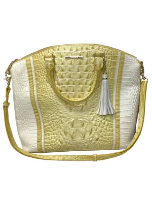 Handbag Designer By Brahmin, Size: Large