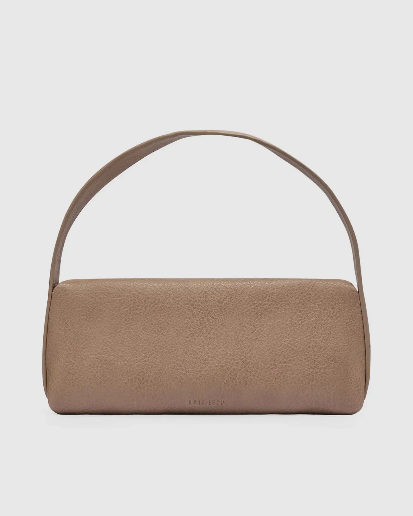 Harlow Slouch Baguette Bag - Stone Nappa