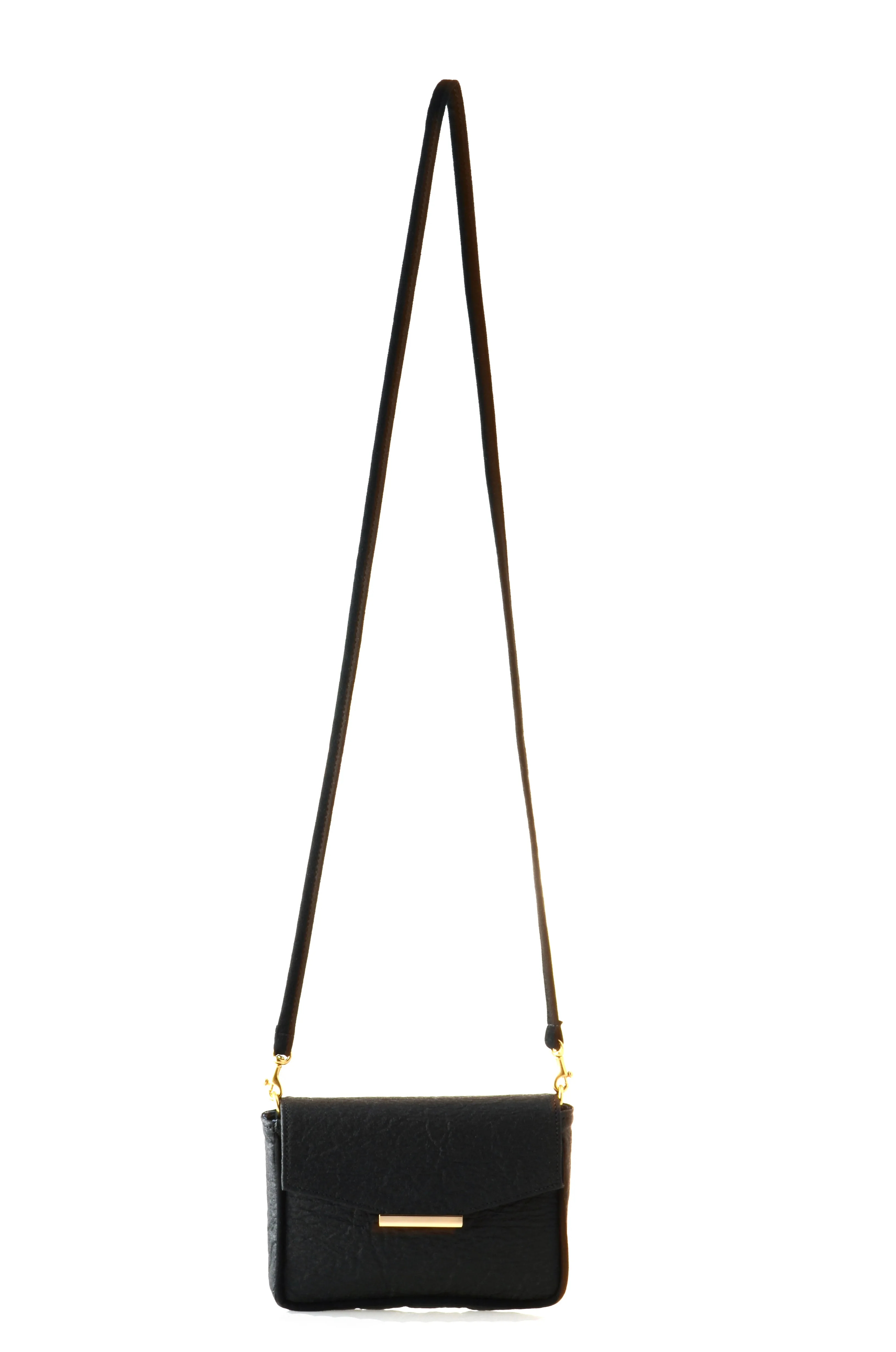 HFS Crossbody - Black Piñatex