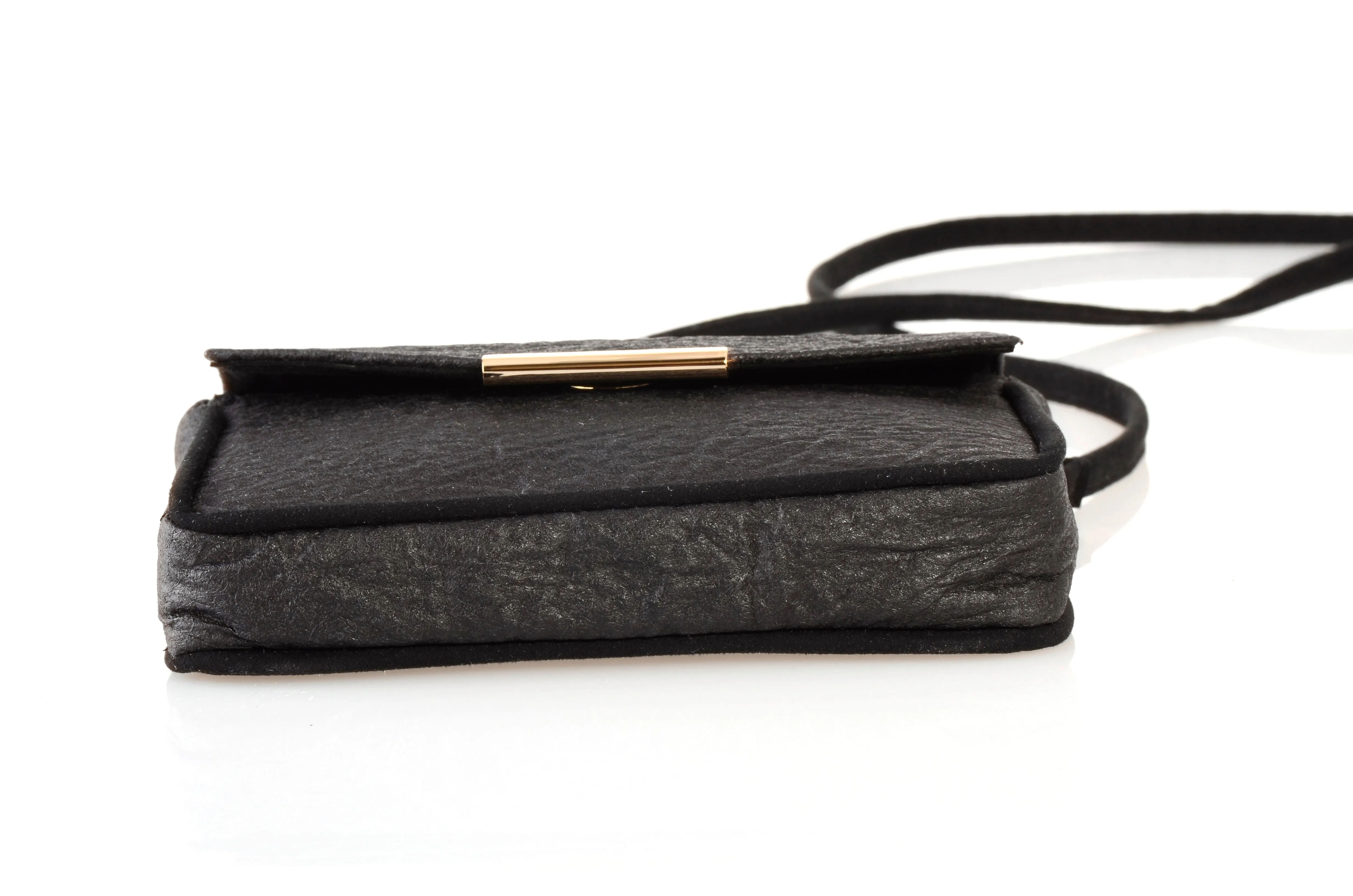 HFS Crossbody - Black Piñatex