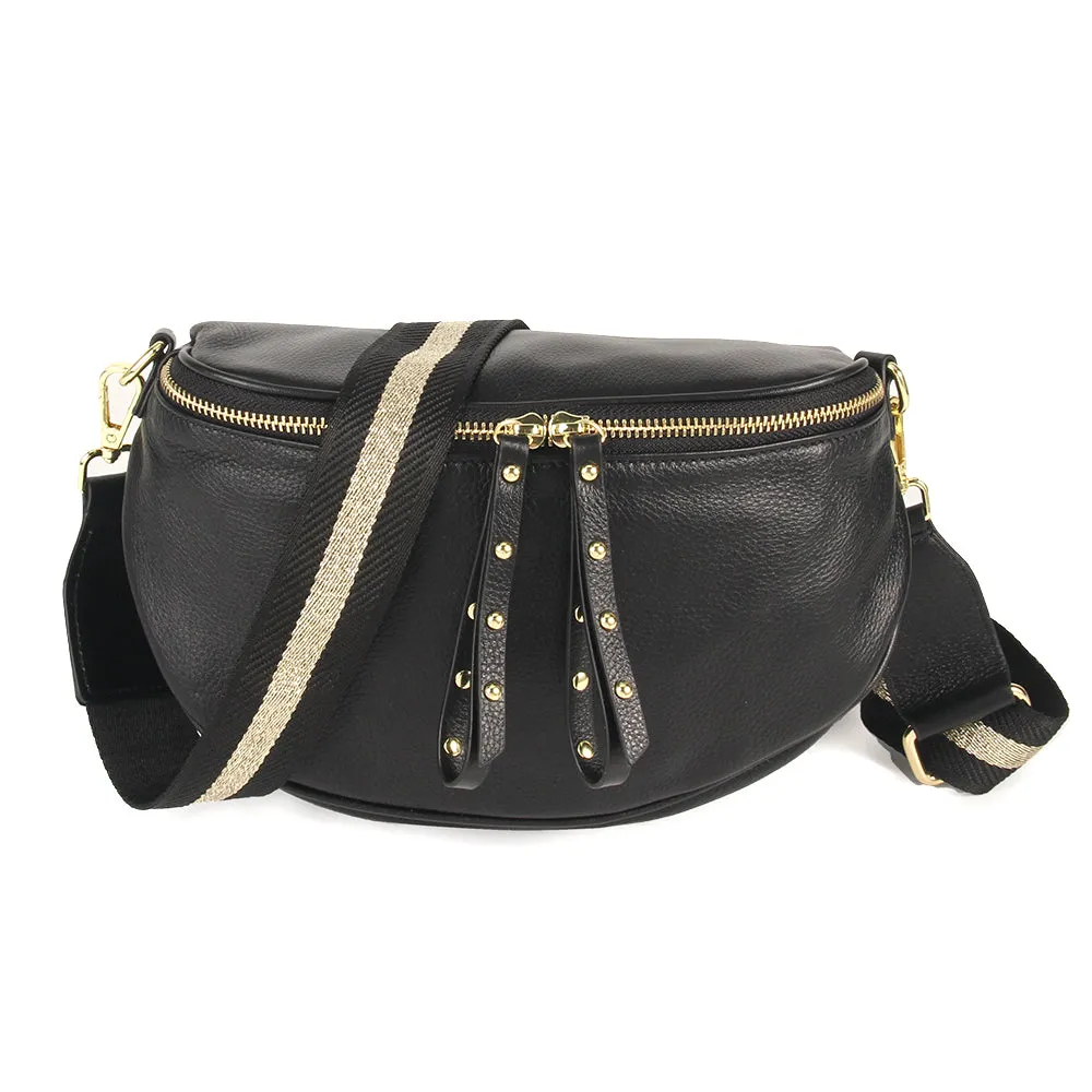 Hi Ho & Co New Rocker Bag Black/Gold