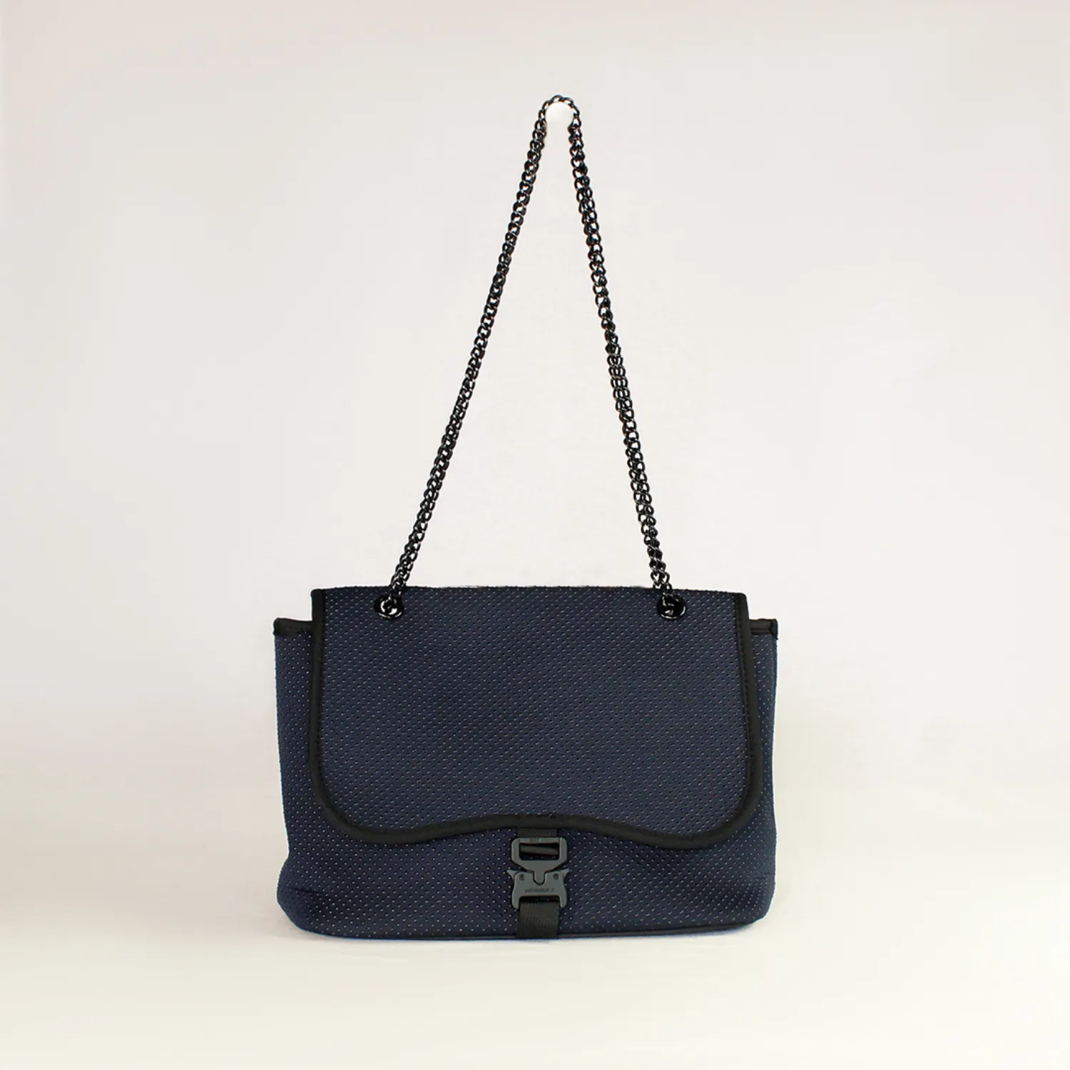 ICON TOTE   FLAP CROSSBODY - DEEP BLUE