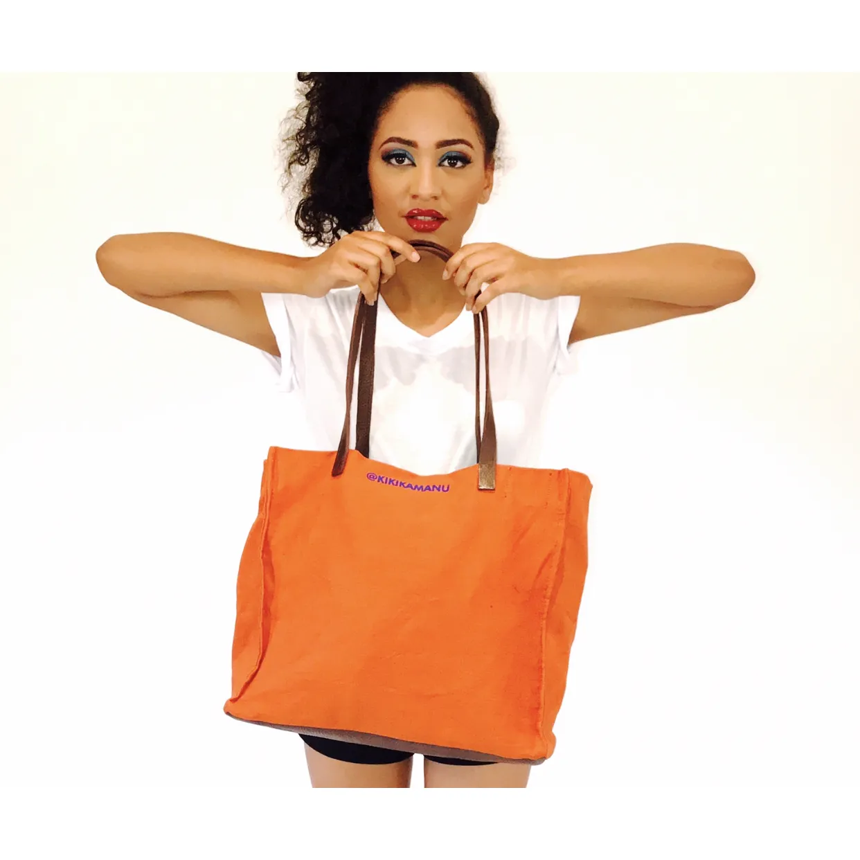 #JOZI FAVOURITE THINGS LEATHER TRIM TOTE