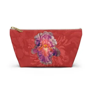 Perfect Pouch "Iris on Red"