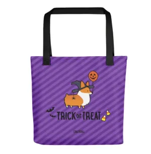 "Witchy Corgi" Tote Bag | Halloween Collection