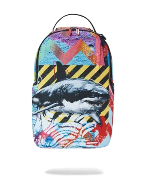 Sprayground Lone Shark Backpack - Blue / Red